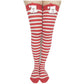 Christmas Striped Socks With Cute Accessories