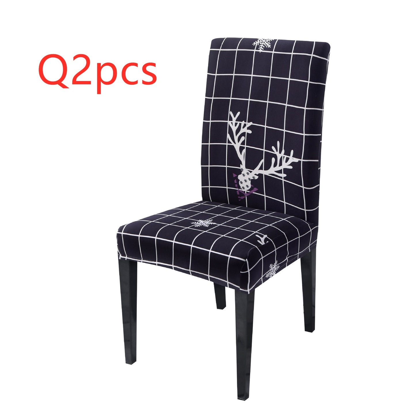 Christmas universal elastic chair cover