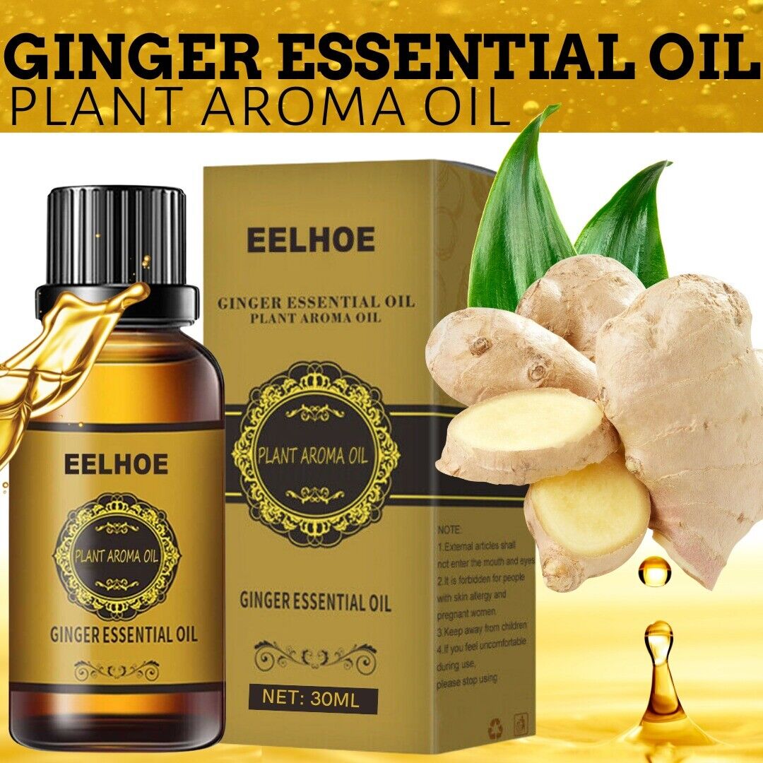 Belly Drainage Ginger Oil Natural Therapy Lymphatic Essential Massage Liquid (OUT OF STOCK )