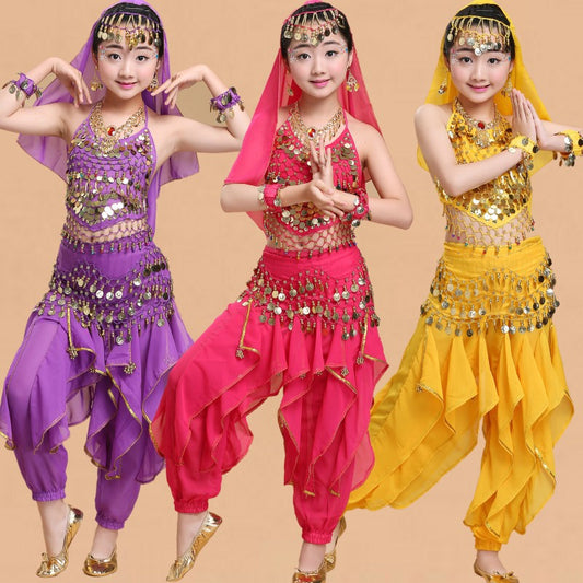 Girl's Tianzhu Belly Dance Costume