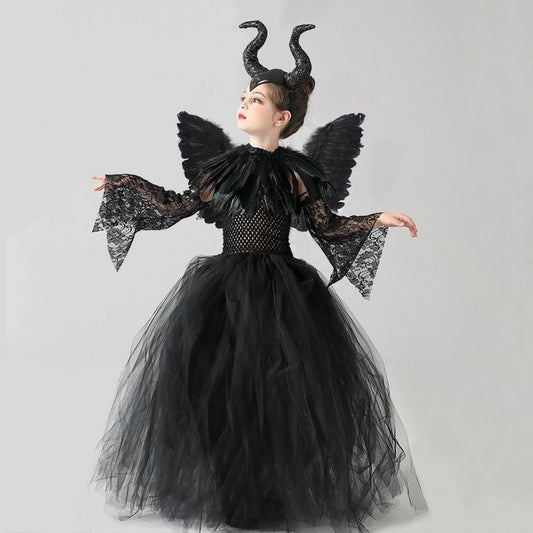 Girl Halloween Costume Witch Dress Dress