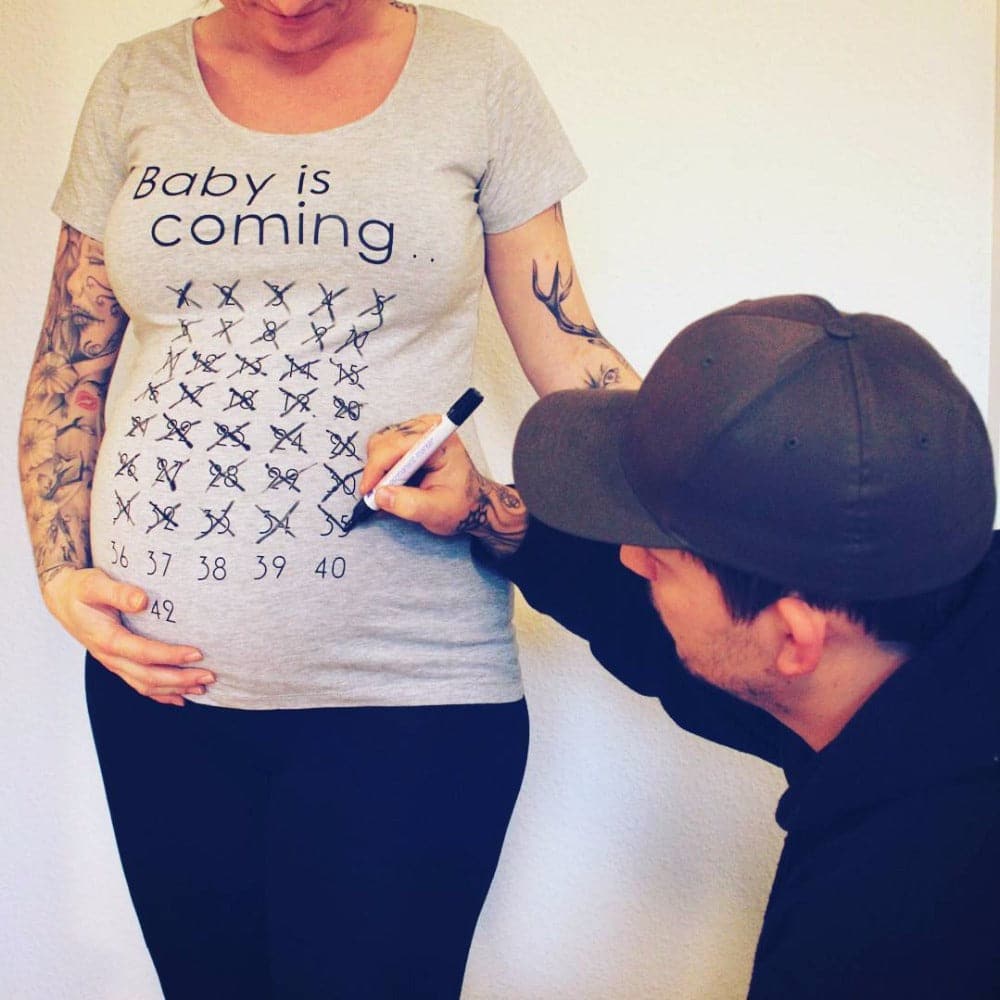 Baby Is Coming Pregnancy T-shirt Shoppingevestore.com