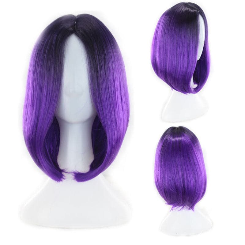 2021 foreign trade new wig European and American women''s short straight hair gradient Bobo Bobo Bobo Bobo Shoppingevestore.com