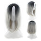 2021 foreign trade new wig European and American women''s short straight hair gradient Bobo Bobo Bobo Bobo Shoppingevestore.com