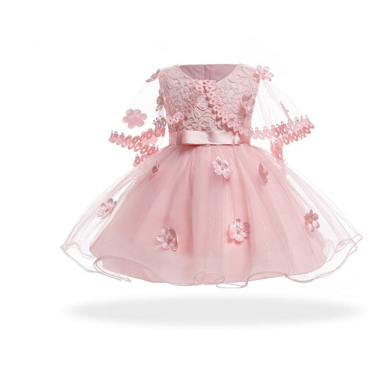 Girls Elegant Wedding Princess Dress Kids Party Formal Dress Shoppingevestore.com