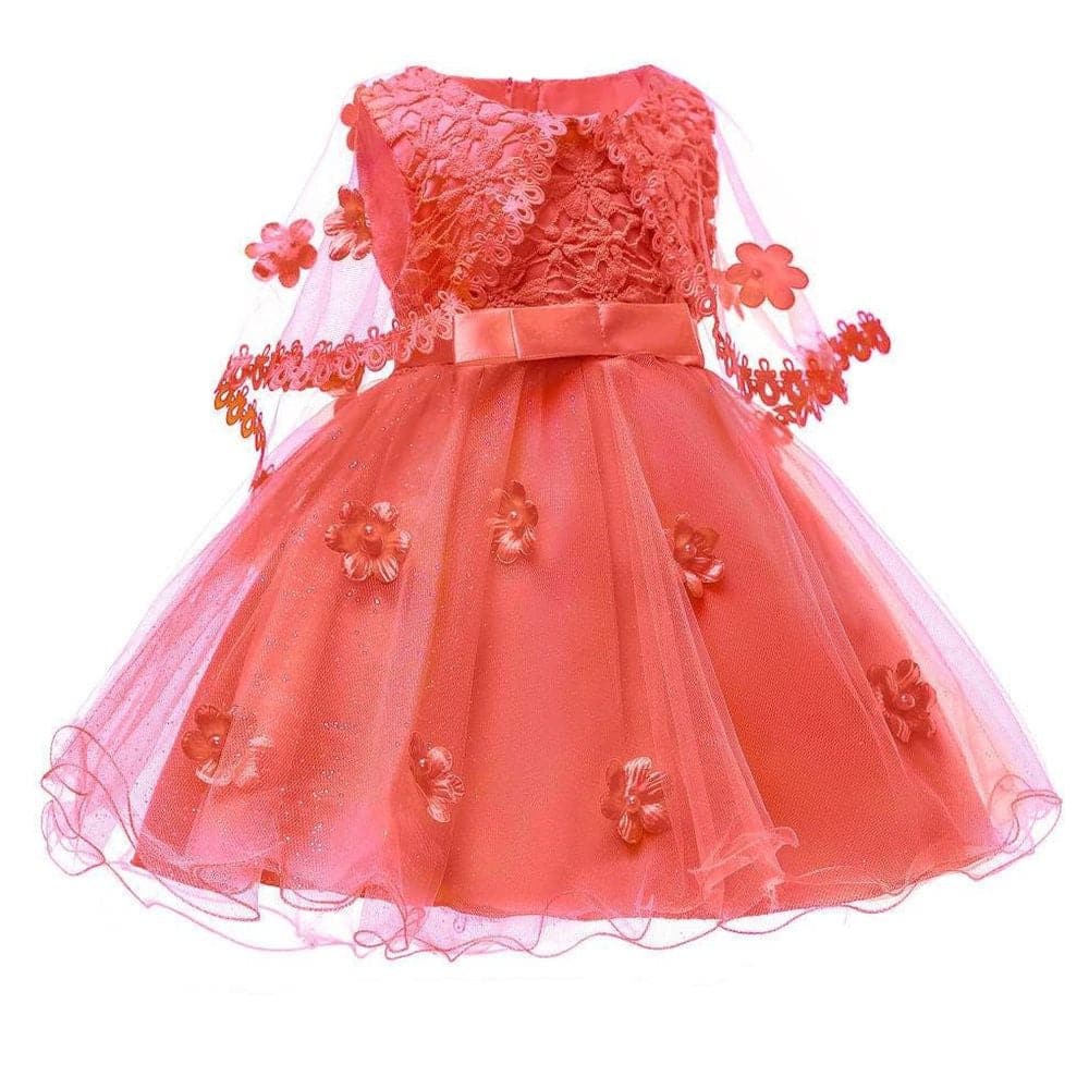 Girls Elegant Wedding Princess Dress Kids Party Formal Dress Shoppingevestore.com