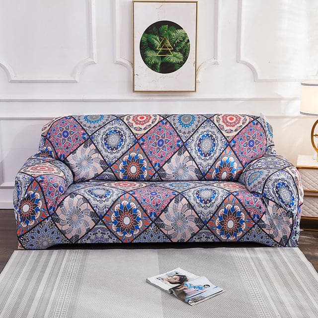 Bohemian style stretch all-inclusive sofa cover Shoppingevestore.com