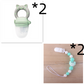 Baby Fruit and Vegetable Food Supplement Teether Baby Fruit Teether Bite Le Pacifier Silicone Nipple