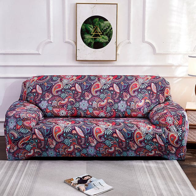 Bohemian style stretch all-inclusive sofa cover Shoppingevestore.com